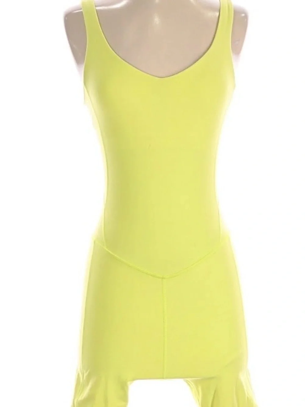 Lululemon 🍋 Yellow Scoopback Align Unitard-Onsie-Bodysuit Length 33.75’ Size 4